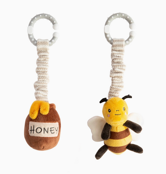 Baby Stroller Toys - Bee & Honey Pot 2pk
