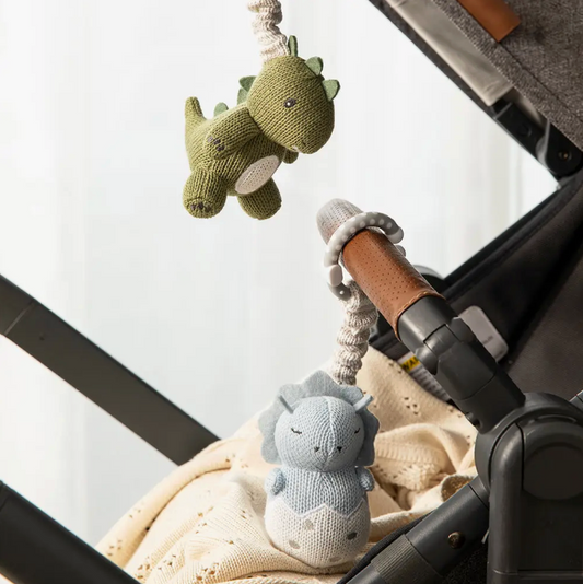 Baby Stroller Toys - Baby Dinosaur Duo 2pk
