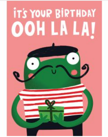 Ooh La La Birthday Greeting Card