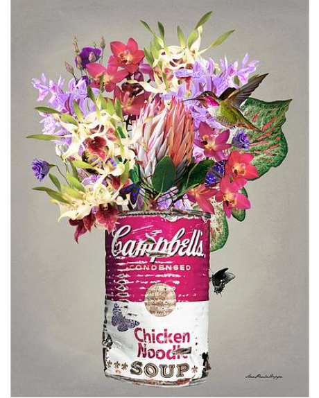 Waratah Chicken Noodle Soup Greeting Card by Ana Paula Hoppe