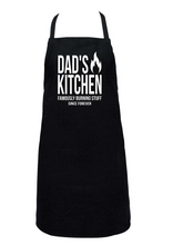 Load image into Gallery viewer, Screen Print Apron - Dad&#39;s Kitchen
