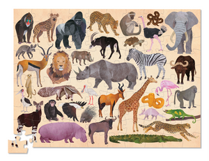 100 PC Animal Puzzle - 2 Themes