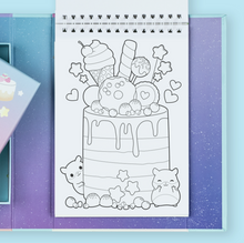 Load image into Gallery viewer, Pastel Colouring Set - Kawaii Cute
