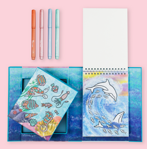 Shimmer Colouring Set - Sea Life