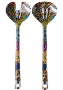 Alperstein Designs Melamine Salad Servers - VArious Designs