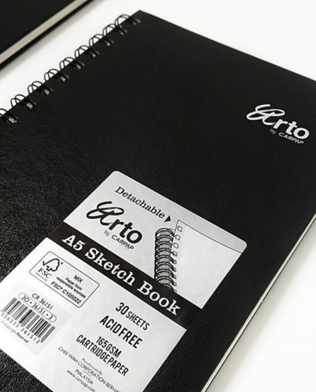 Arto Detachable Sketch Book - A4 & A5