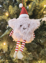 Load image into Gallery viewer, Fluffy Star Pink Hanging Decoration
