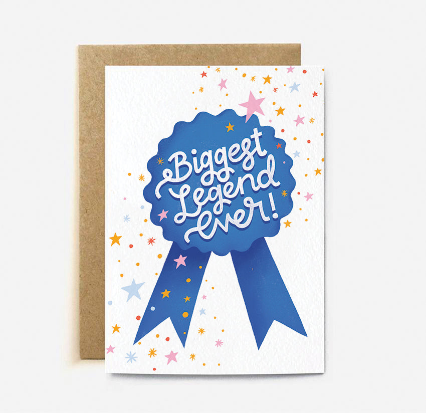 Biggest Legend Ever - Greeting Card