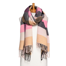 Load image into Gallery viewer, Crimped Plaid Scarf Assorted Colours
