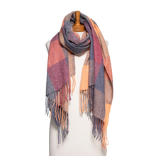 Load image into Gallery viewer, Autumn Checkered Scarf Assorted Colours
