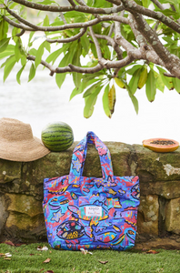 Tropical Fish Terry Beach Bag