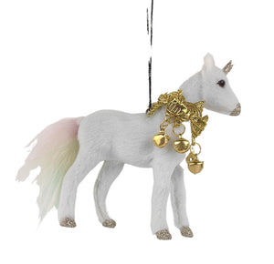 Unicorn with Bells - Hanging Decoration