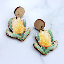 Load image into Gallery viewer, Stray Leaves Wooden Earrings - Various Designs
