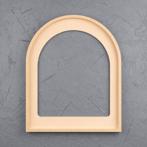 Arch Floating Frame with Primed Art Board