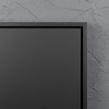 Load image into Gallery viewer, Satin Black Floating Frame with Primed Art Board - Square/Rectangle
