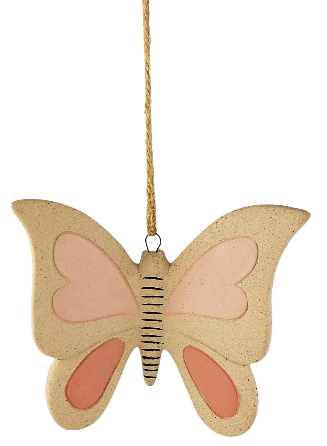 Ceramic Hanging Garden Charms - Butterfly