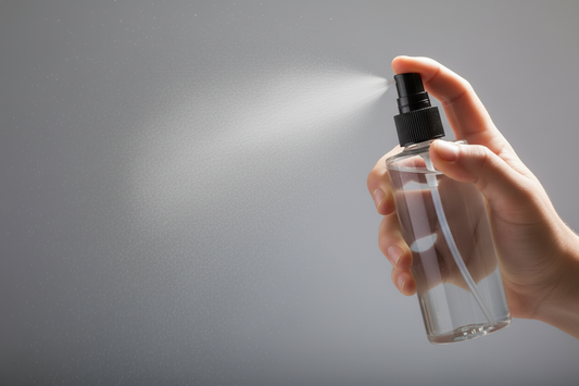Personalised Room Spray 100ml - Clear Plastic Black Spray - Bulk Buy x6