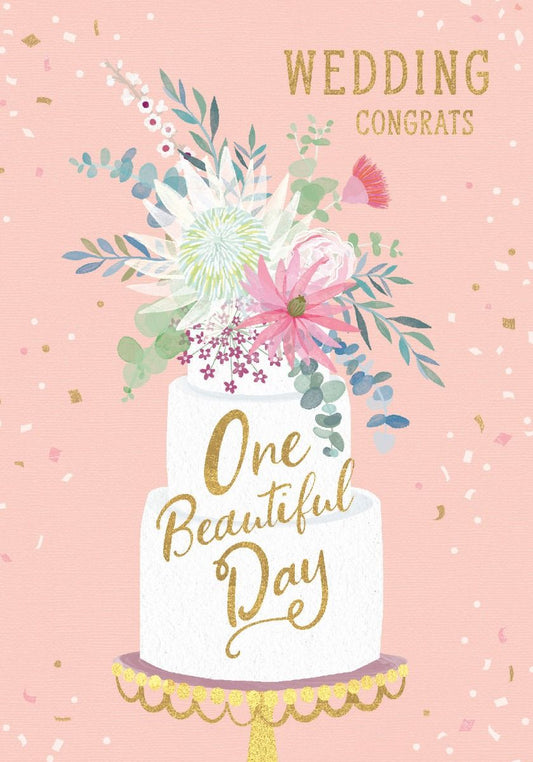 Debbie Edwards Greeting Card - Beautiful Day Wedding