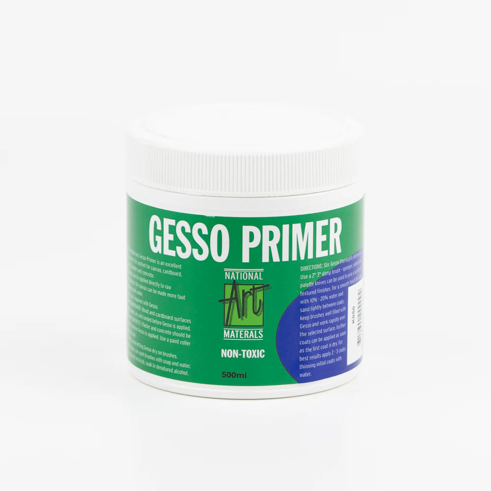 Gesso Primer - 500mls & 1ltr