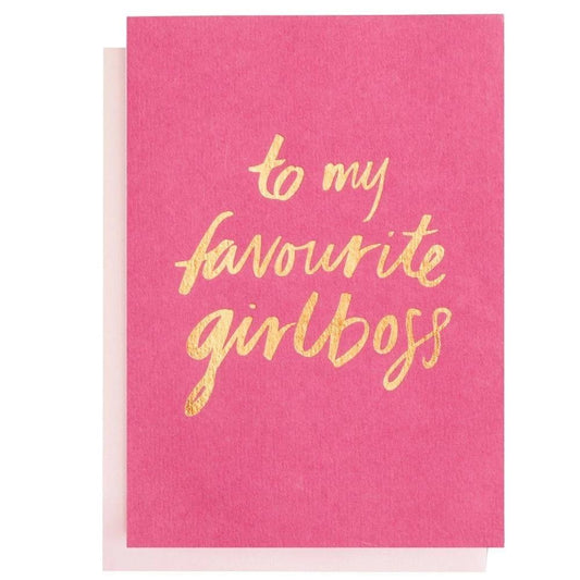Favourite Girl Boss - Greeting card