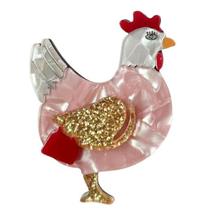 Iris Resin Brooch - assorted designs available