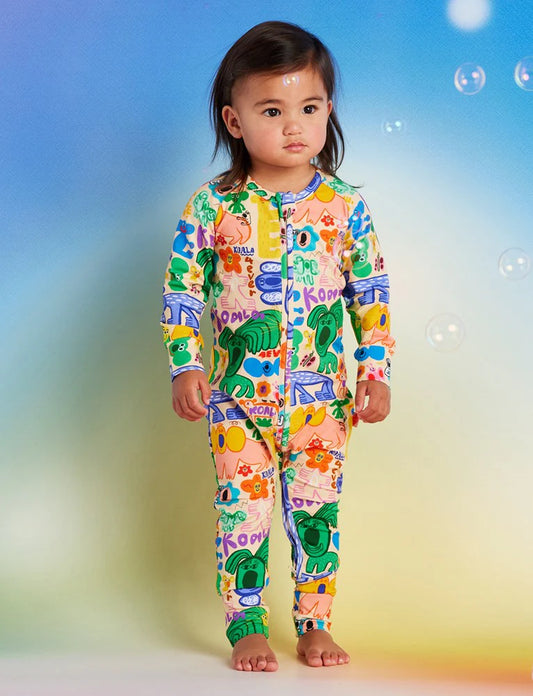Koala 4ever Long Sleeve Romper