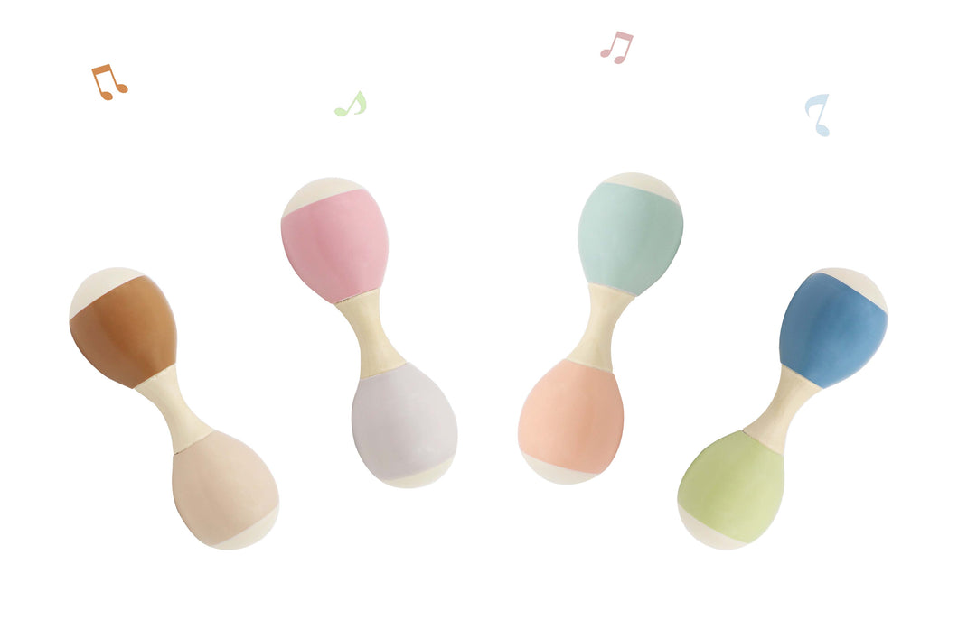 Mini Wooden Double Maracas