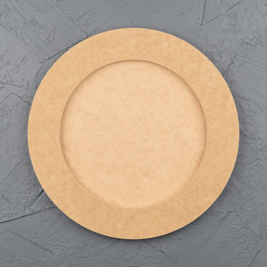 Unprimed Round Art Boards 2pack