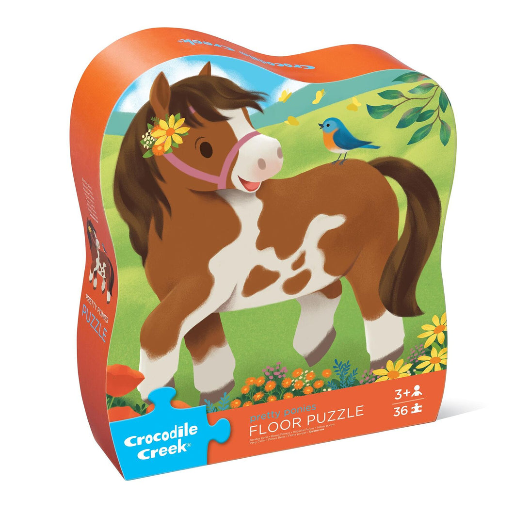 Pretty Ponies Floor Puzzle - 36 pieces