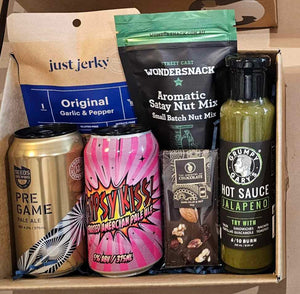 Beer, Hot Sauce & Nuts Gift Box