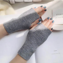 Load image into Gallery viewer, Rib Knit Fingerless Gloves - 6 Colour Options

