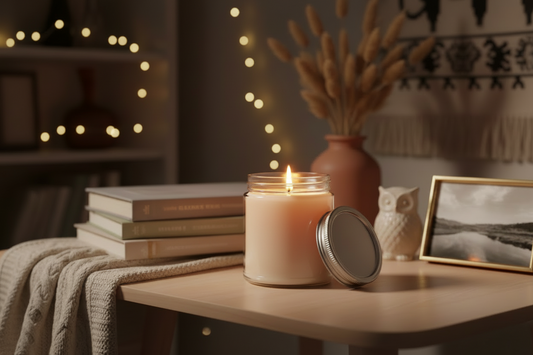 Candles Clear Jar With Lid 220g - No Label - Bulk Buy x6qty