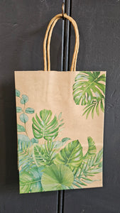 Gift Bag Small - Leaf Print
