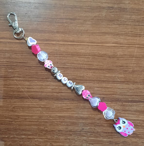 Beaded Key Ring Charm Accessories