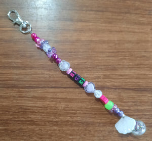 Beaded Key Ring Charm Accessories