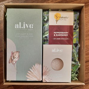 Al.ive Body Pamper Pack with Chocolate