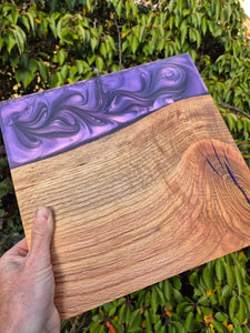 Resin Timer Serving Board & Cheese Set