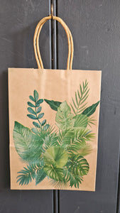 Gift Bag Small - Leaf Print