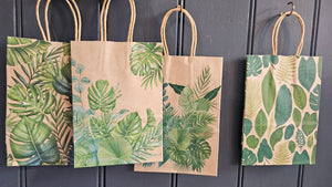 Gift Bag Small - Leaf Print
