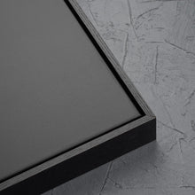 Load image into Gallery viewer, Satin Black Floating Frame with Primed Art Board - Square/Rectangle
