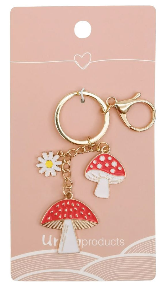 Toadstool Key Ring