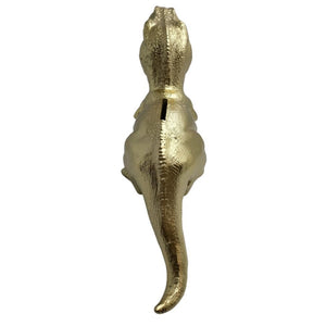 T-Rex Money Box - Gold Painted