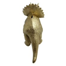Load image into Gallery viewer, Triceratops Money Box - Gold Painted
