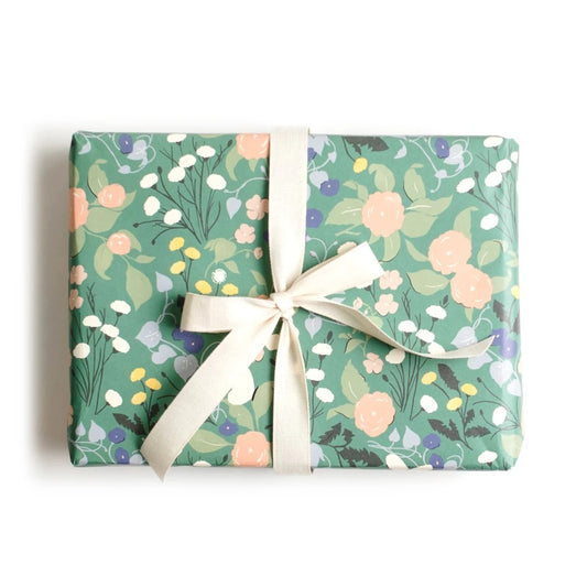 Verdant Garden Wrapping Paper - Single Sheet