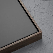 Load image into Gallery viewer, Walnut Floating Frame with Primed Art Board - Square/Rectangle

