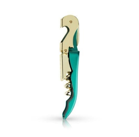 Burke : Emerald & Gold Corkscrew by Viski D