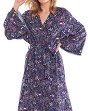 Load image into Gallery viewer, Roya Robe Midnight Paisley
