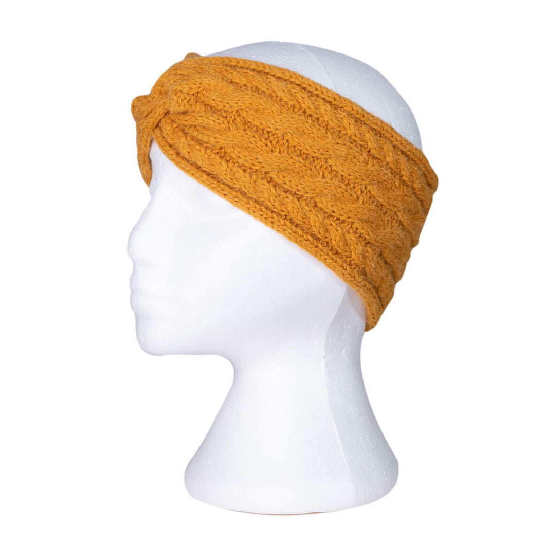 Cable Rib Knit Headband