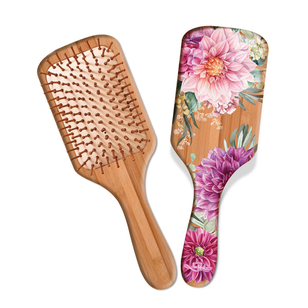 Lisa Pollock Bamboo Hairbrush - 4 Designs