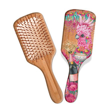 Load image into Gallery viewer, Lisa Pollock Bamboo Hairbrush - 4 Designs
